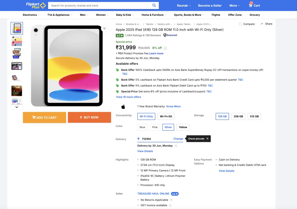 BEWARE of buying iPad from Flipkart: This scam SELLER Continues